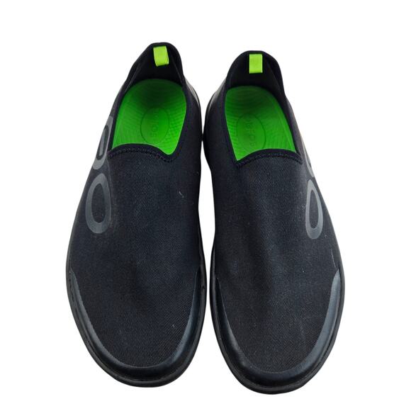 Oofos EeZee Low Shoes Mens 9.5‎ Black Slip On Gym Recovery Athleisure Casual main image 9